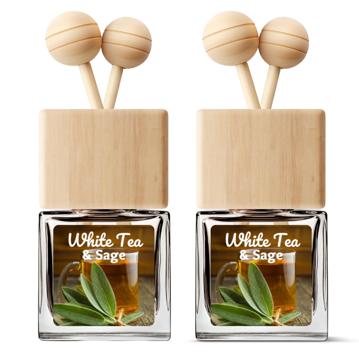 Amazon.com: Car Air Freshener | White Tea & Sage Scented Car